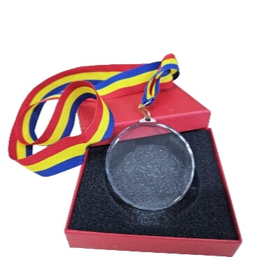Medalie cristal 6.5 cm
